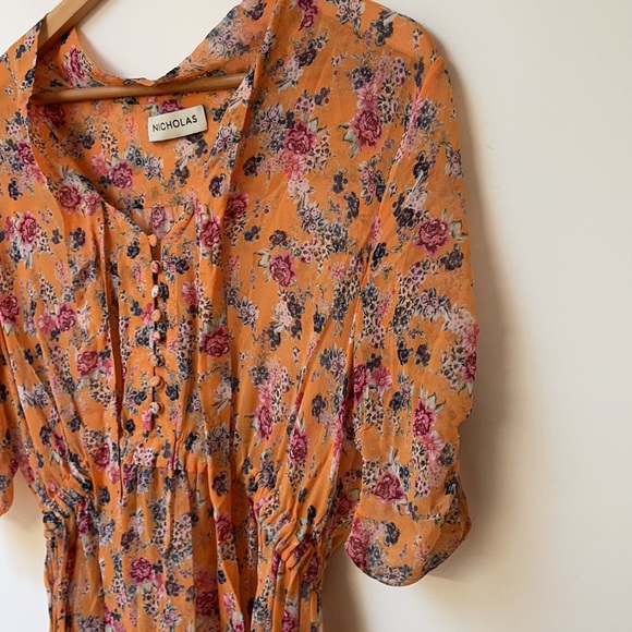 Nicholas Ruffle Mini Dress - Picture 6 of 12